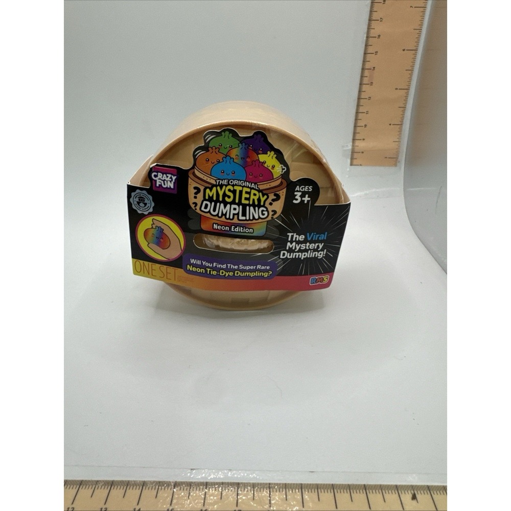 RMS Crazy Fun Original Mystery Dumpling Neon Edition Squishy Fidget Toy 9254193